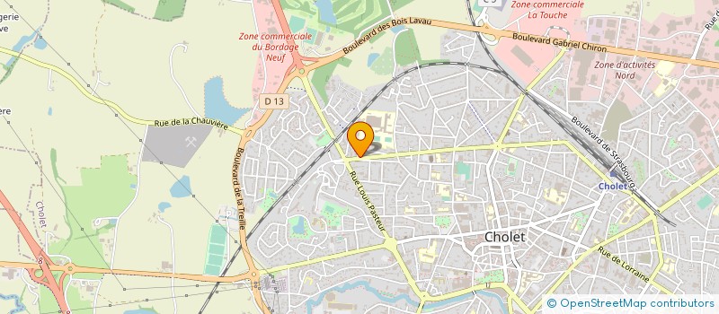 localisation de l'entreprise FINANCIERE ARNOU à CHOLET