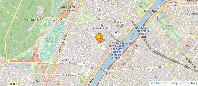 localisation de l'entreprise FINANCIERE ARTHENCO à PARIS
