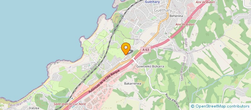 localisation de l'entreprise FINANCIERE ARTOLA à SAINT-JEAN-DE-LUZ