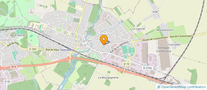 localisation de l'entreprise FINANCIERE AT à TOURNAN-EN-BRIE