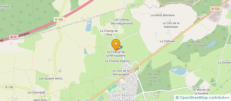 localisation de l'entreprise FINANCIERE ATB  SAINT-LAMBERT-LA-POTHERIE