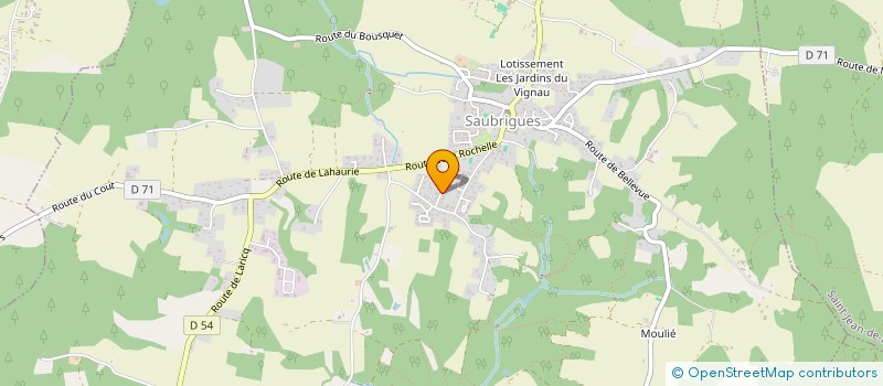 localisation de l'entreprise FINANCIERE ATLANTIC SERVICES  VEYRE-MONTON