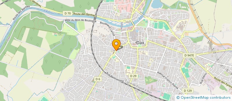 localisation de l'entreprise FINANCIERE ATLANTIQUE  DAX