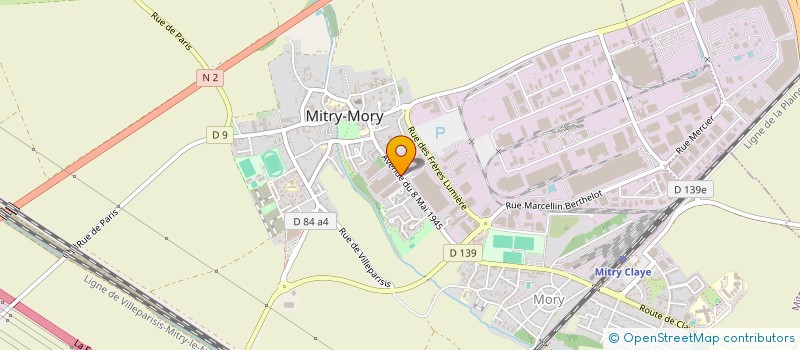 localisation de l'entreprise FINANCIERE ATYS à MITRY-MORY