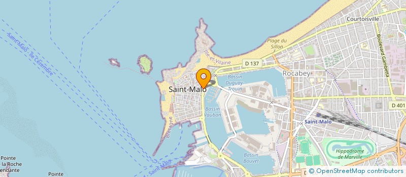 localisation de l'entreprise FINANCIERE AUGUSTINE à SAINT-MALO