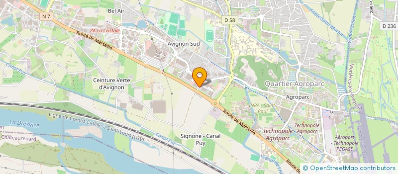 localisation de l'entreprise FINANCIERE AUTO SERVICE AVIGNON PROVENCE  AVIGNON