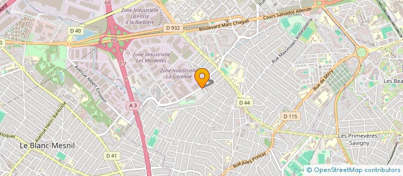 localisation de l'entreprise FINANCIERE AUTOMOBILES à AULNAY-SOUS-BOIS