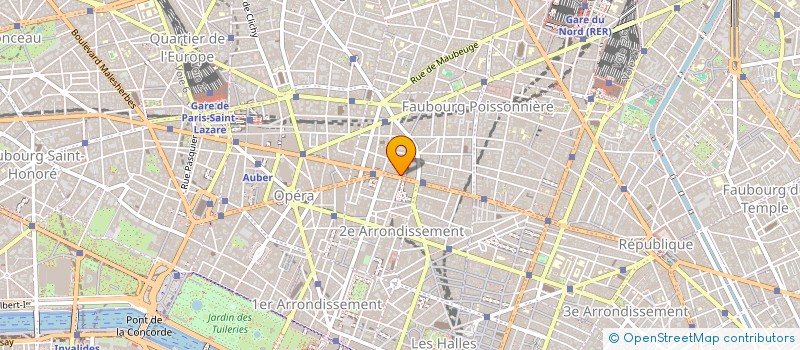 localisation de l'entreprise FINANCIERE AUVERGNATE  PARIS