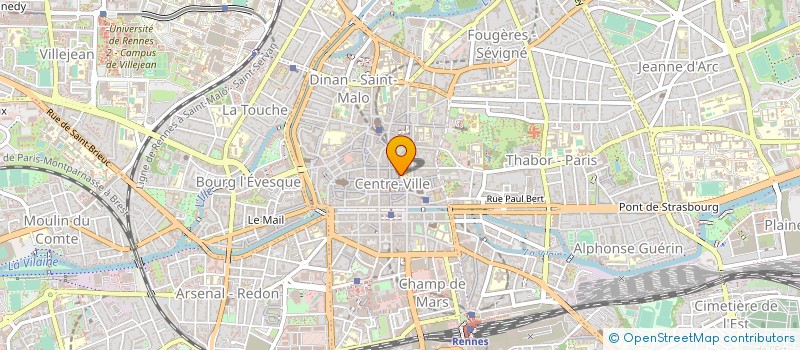 localisation de l'entreprise FINANCIERE AVERSE  RENNES