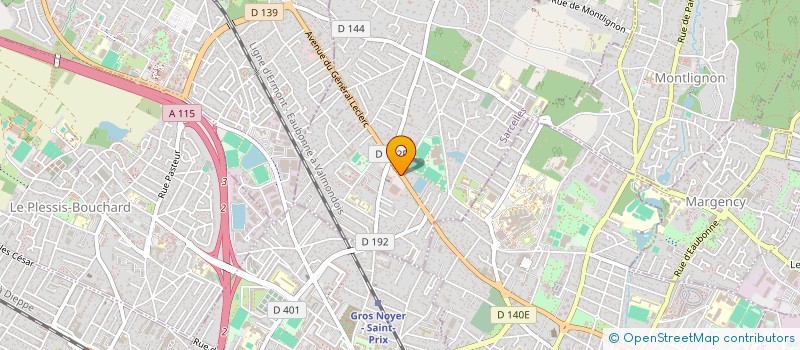 localisation de l'entreprise FINANCIERE AVJ à SAINT-PRIX