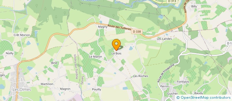 localisation de l'entreprise FINANCIERE AVV  SARCEY