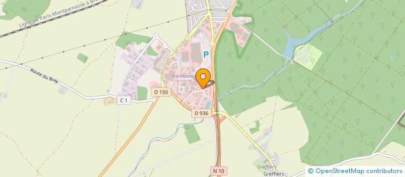 localisation de l'entreprise FINANCIERE B ET D à RAMBOUILLET