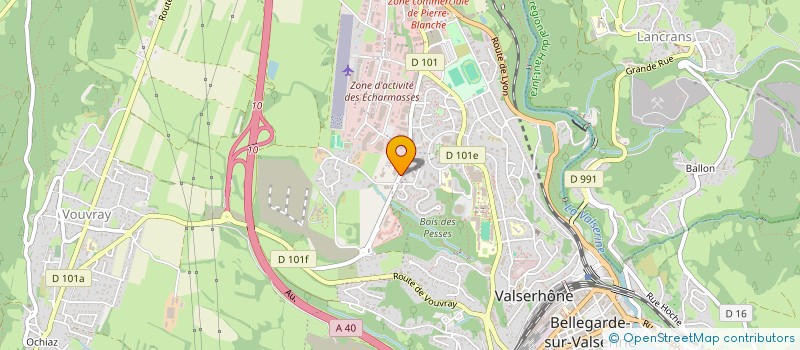 localisation de l'entreprise FINANCIERE BA à VALSERHONE
