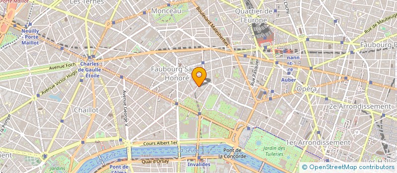 localisation de l'entreprise FINANCIERE BAGATELLE  PARIS