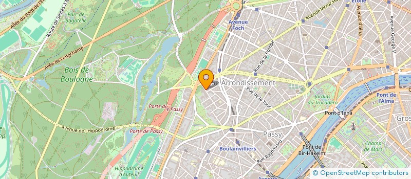 localisation de l'entreprise FINANCIERE BAINVILLE  PARIS