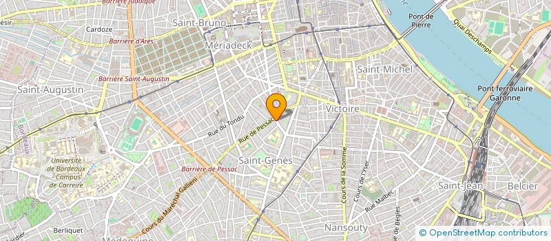 localisation de l'entreprise FINANCIERE BALTHAZAR  BORDEAUX