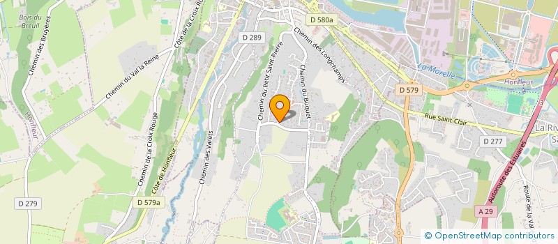 localisation de l'entreprise FINANCIERE BANGOURA  HONFLEUR