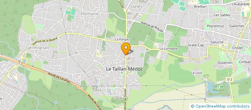 localisation de l'entreprise FINANCIERE BAP  LE TAILLAN-MEDOC