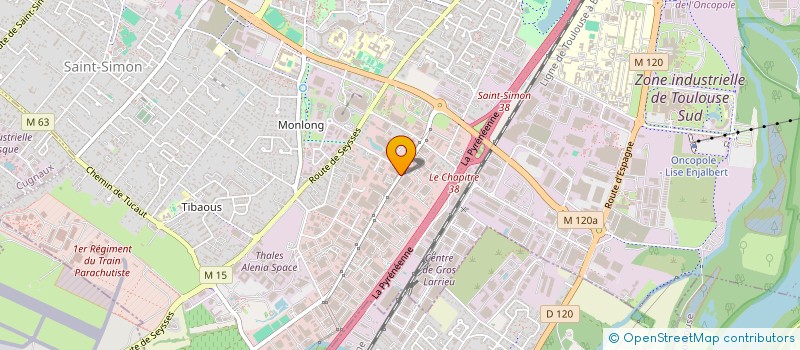 localisation de l'entreprise FINANCIERE BAP LAD  TOULOUSE