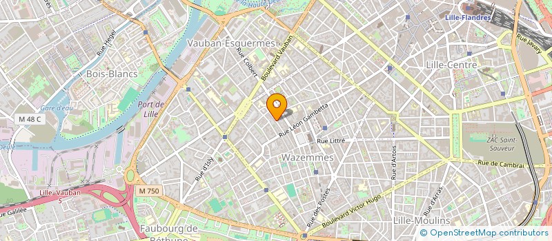localisation de l'entreprise FINANCIERE BAPTISTE PORTAY  LILLE