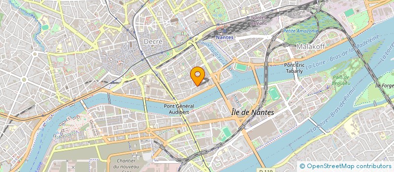 localisation de l'entreprise FINANCIERE BARON-LEFEVRE à NANTES