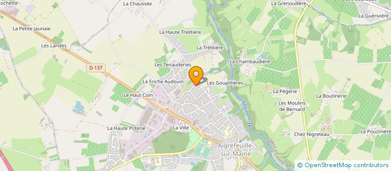 localisation de l'entreprise FINANCIERE BARREAU  MONTBERT