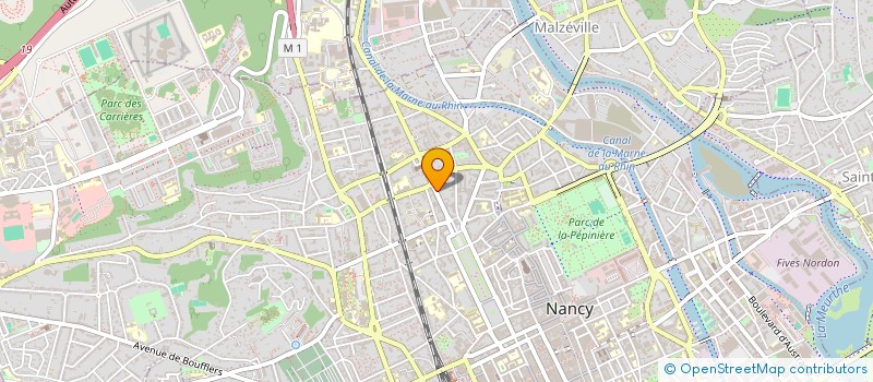 localisation de l'entreprise FINANCIERE BARTHELEMY  NANCY