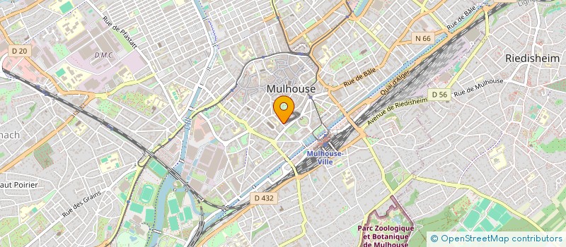 localisation de l'entreprise FINANCIERE BASHA  MULHOUSE