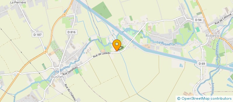 localisation de l'entreprise FINANCIERE BAYARD  ROBECQ