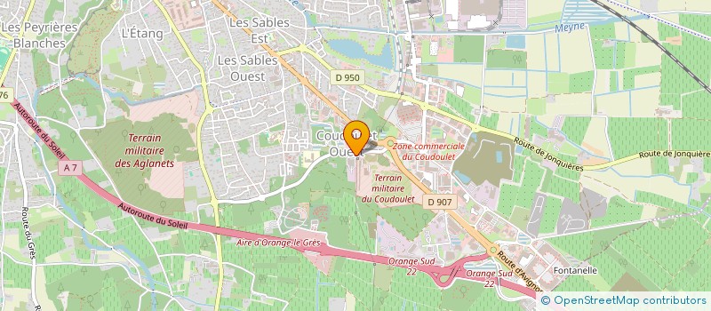 localisation de l'entreprise FINANCIERE BBR  ORANGE