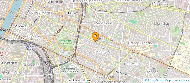 localisation de l'entreprise FINANCIERE BCL à LYON
