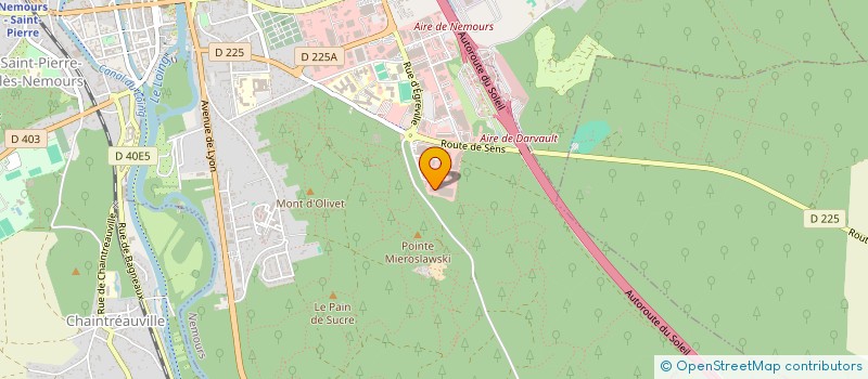 localisation de l'entreprise FINANCIERE BDA  NEMOURS