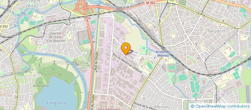 localisation de l'entreprise FINANCIERE BEKTESHI HOLDING  STRASBOURG