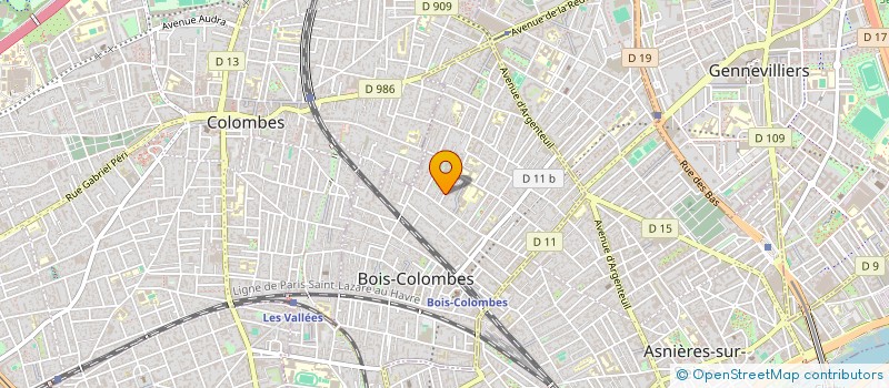 localisation de l'entreprise FINANCIERE BELHARRA à BOIS-COLOMBES