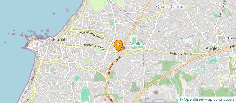 localisation de l'entreprise FINANCIERE BELIN à BIARRITZ