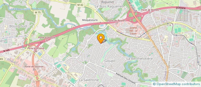 localisation de l'entreprise FINANCIERE BEMA  NOZAY