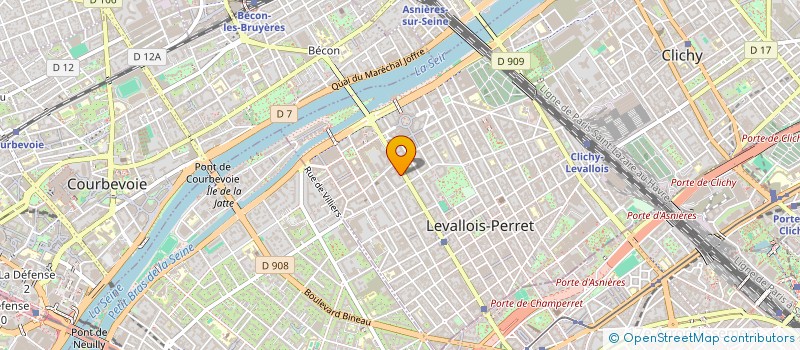 localisation de l'entreprise FINANCIERE BENARROUS à LEVALLOIS-PERRET