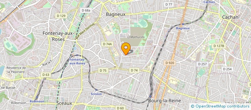 localisation de l'entreprise FINANCIERE BENMESSAOUD à BAGNEUX