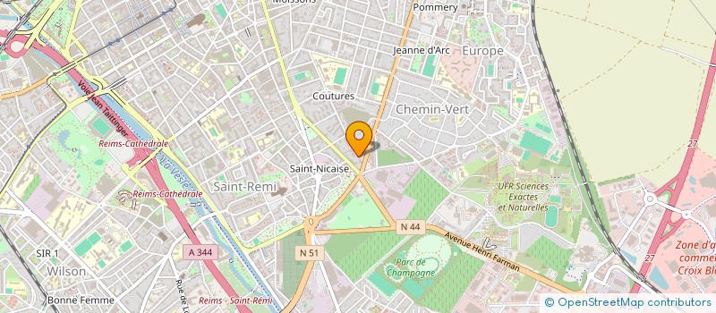 localisation de l'entreprise FINANCIERE BERGE  MUIZON