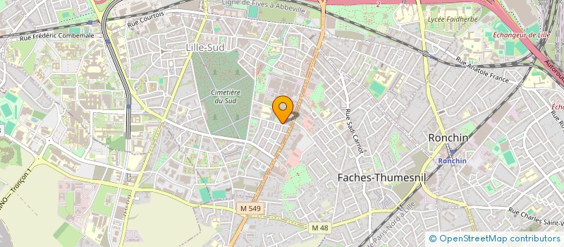 localisation de l'entreprise FINANCIERE BERNARD à LILLE