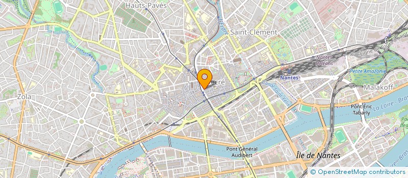 localisation de l'entreprise FINANCIERE BERNIER à NANTES