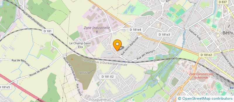 localisation de l'entreprise FINANCIERE BERON à ANNEZIN