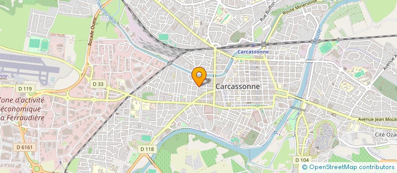 localisation de l'entreprise FINANCIERE BESANCENOT  CARCASSONNE