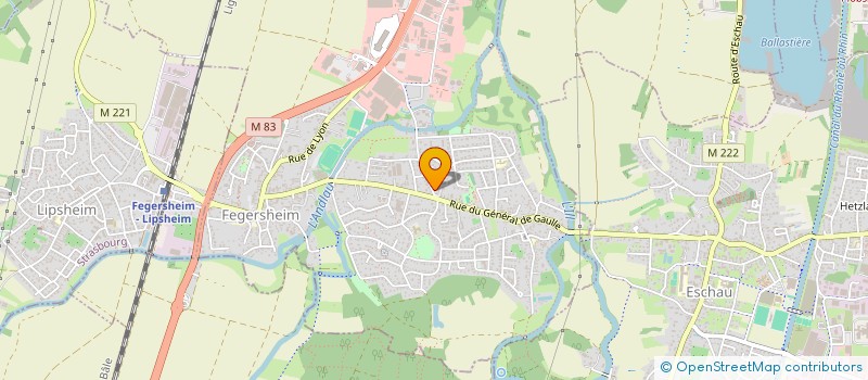 localisation de l'entreprise FINANCIERE BH  FEGERSHEIM