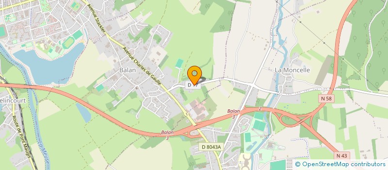 localisation de l'entreprise FINANCIERE BIEQUE  BALAN