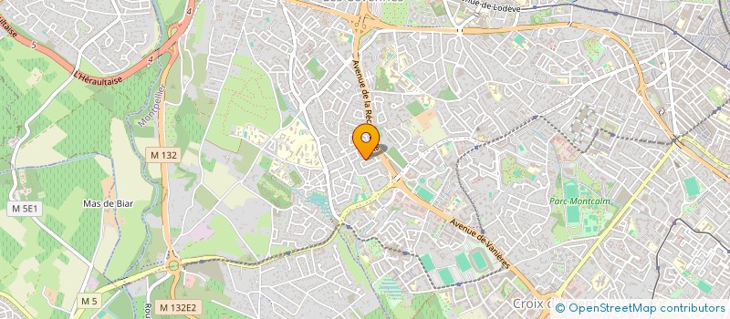 localisation de l'entreprise FINANCIERE BILLOT  MONTPELLIER