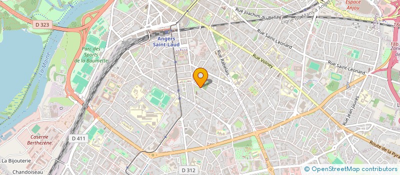 localisation de l'entreprise FINANCIERE BISIAU  ANGERS