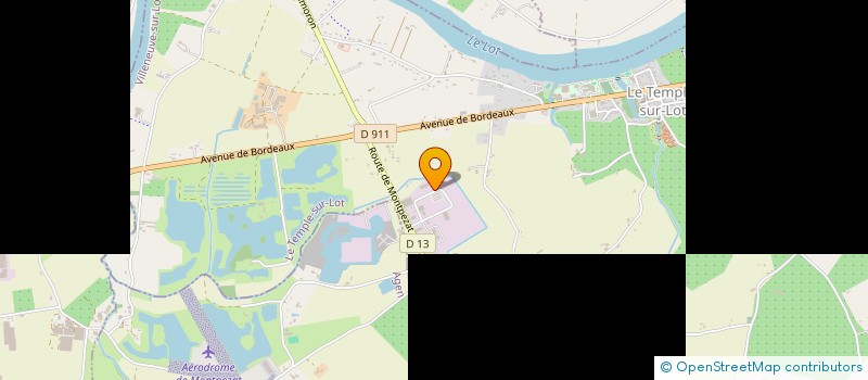 localisation de l'entreprise FINANCIERE BL  LE TEMPLE-SUR-LOT