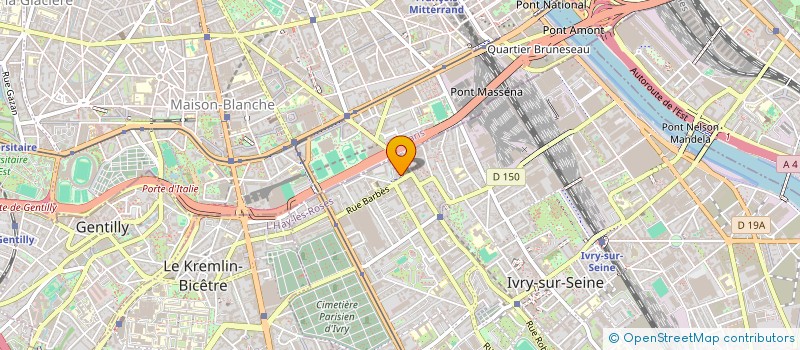 localisation de l'entreprise FINANCIERE BLIF à IVRY-SUR-SEINE