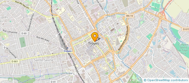 localisation de l'entreprise FINANCIERE BLIVAL à TROYES